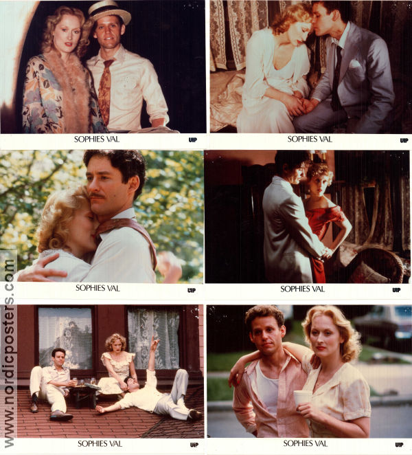 Sophies val 1982 lobbykort Meryl Streep Kevin Kline Peter MacNicol Alan J Pakula Hitta mer: Nazi Romantik