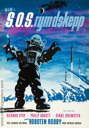 SOS rymdskepp 1957 poster Richard Eyer Philip Abbott Diane Brewster Herman Hoffman
