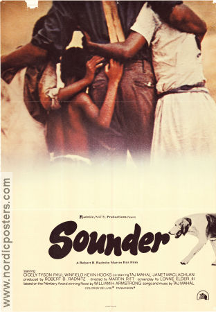 Sounder 1972 poster Cicely Tyson Paul Winfield Kevin Hooks Martin Ritt