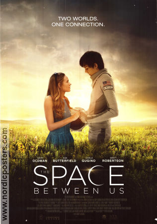 The Space Between Us 2017 poster Gary Oldman Asa Butterfield Carla Gugino Peter Chelsom