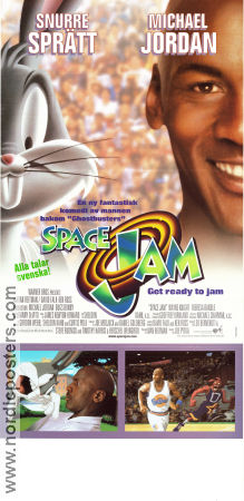 Space Jam 1996 poster Michael Jordan Bill Murray Wayne Knight Bugs Bunny Snurre Sprätt Joe Pytka Sport Kändisar Animerat