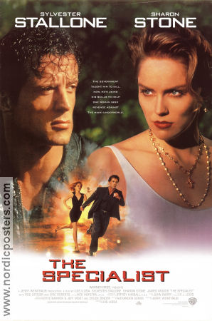 The Specialist 1994 poster Sylvester Stallone Sharon Stone James Woods Luis Llosa