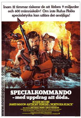 Specialkommando 1980 poster Roger Moore James Mason Anthony Perkins Andrew V McLaglen
