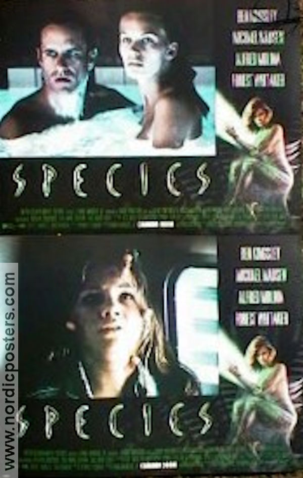 Species 1995 lobbykort Natasha Henstridge Michael Madsen Ben Kingsley Forest Whitaker Roger Donaldson