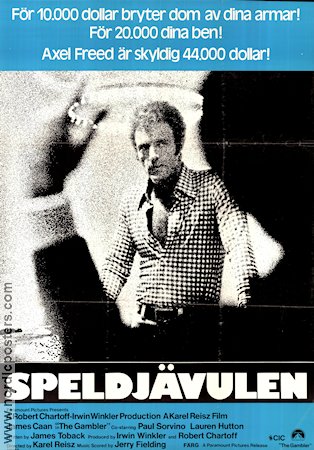 Speldjävulen 1975 poster James Caan Gambling