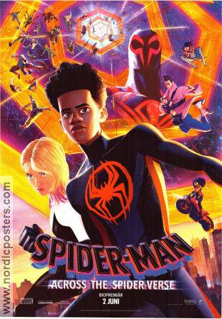 Spider-Man: Across the Spider-Verse 2023 poster Shameik Moore Joaquim Dos Santos Animerat Filmbolag: Marvel