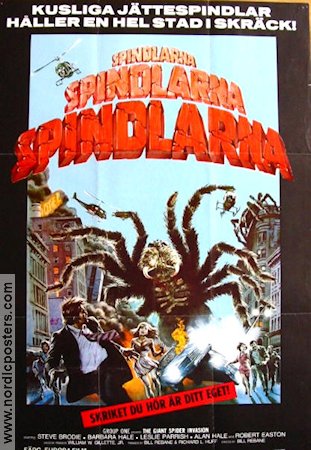 Spindlarna 1977 poster Steve Brodie Insekter och spindlar