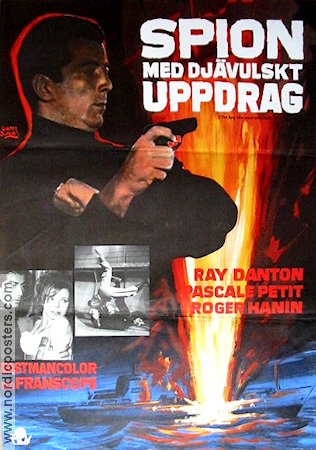 Spion med djävulskt uppdrag 1967 poster Ray Danton Agenter