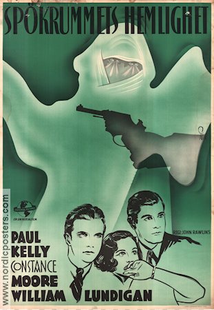 Spökrummets hemlighet 1938 poster Paul Kelly Constance Moore John Rawlins