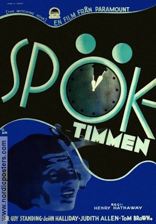 Spöktimmen 1934 poster Judith Allen Henry Hathaway