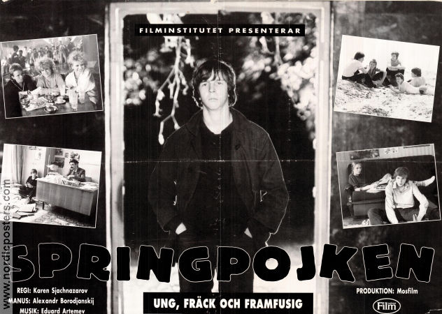 Springpojken 1986 poster Fyodor Dunayevsky Anastasiya Nemolyaeva Oleg Basilashvili Karen Shakhnazarov Ryssland