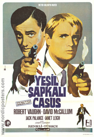 The Spy in the Green Hat 1967 poster Robert Vaughn David McCallum Jack Palance Janet Leigh Joseph Sargent Hitta mer: Man From UNCLE Agenter Affischen från: Türkiye