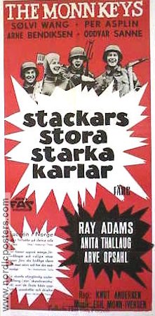 Stackars stora starka karlar 1963 poster Monn Keys Ray Adams Norge