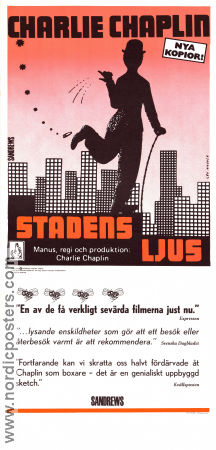 Stadens ljus 1931 poster Virginia Cherrill Florence Lee Charlie Chaplin