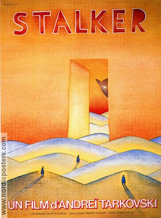 Stalker 1979 poster Alisa Freyndlikh Aleksandr Kaydanovskiy Anatoliy Solonitsyn Andrei Tarkovsky Ryssland