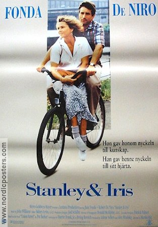 Stanley and Iris 1990 poster Jane Fonda Robert De Niro Swoosie Kurtz Martin Ritt Cyklar