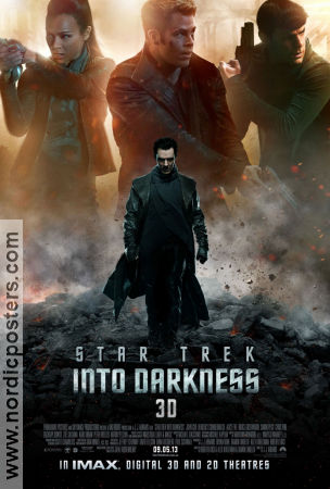 Star Trek Into Darkness 2013 poster Chris Pine Zachary Quinto Zoe Saldana JJ Abrams Hitta mer: Star Trek