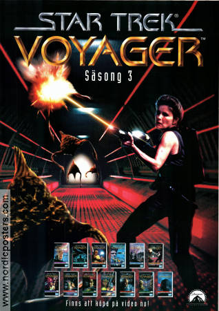 Star Trek: Voyager 1995 poster Kate Mulgrew Robert Beltran Roxann Dawson Rick Berman Hitta mer: Star Trek Från TV