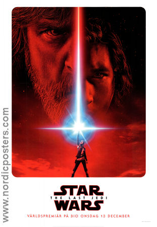 Star Wars Episode VIII The Last Jedi 2017 poster Daisy Ridley John Boyega Mark Hamill Rian Johnson Hitta mer: Star Wars