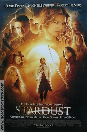 Stardust 2007 poster Charlie Cox Claire Danes Michelle Pfeiffer Ricky Gervais Robert de Niro Matthew Vaughn