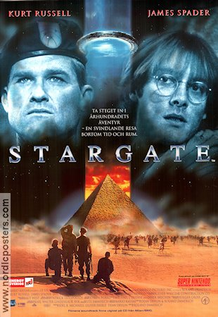 Stargate 1994 poster Kurt Russell James Spader Jaye Davidson Viveca Lindfors Roland Emmerich