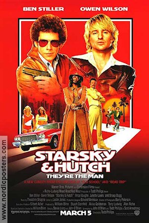 Starsky and Hutch 2004 poster Ben Stiller Owen Wilson Från TV