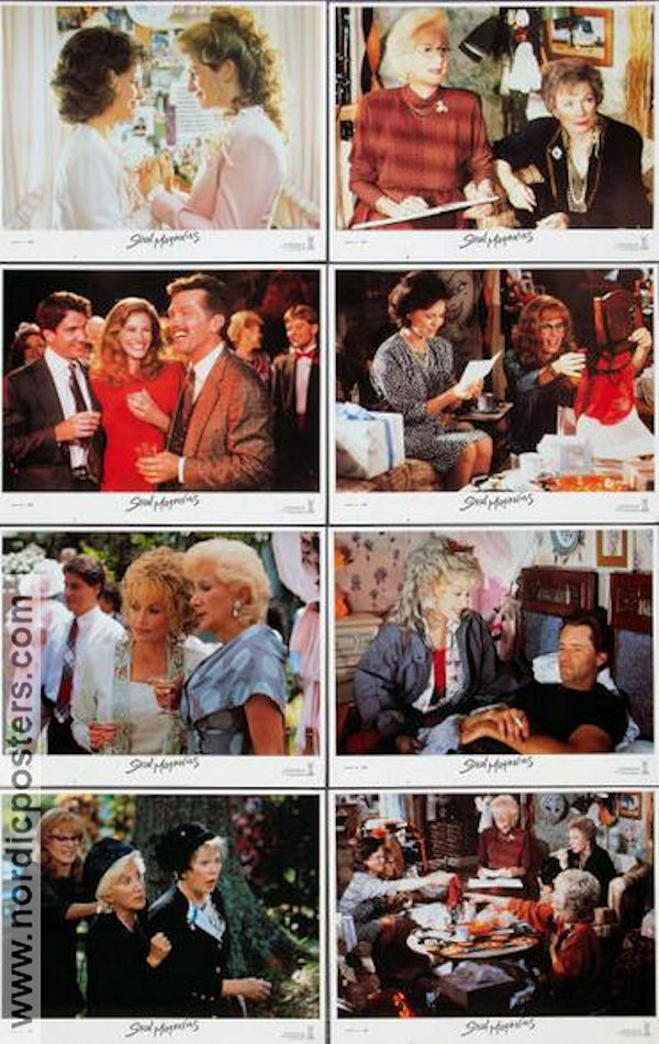 Steel Magnolias 1989 lobbykort Sally Field Dolly Parton Julia Roberts