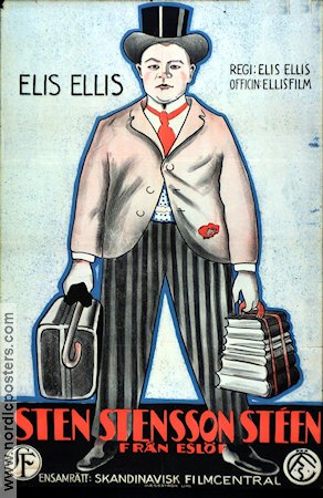 Sten Stenson Steen från Eslöv 1924 poster Elis Ellis