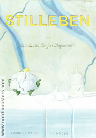 Stilleben 1985 poster Johannes Brost Marie-Louise DeGeer Bergenstråhle Konstaffischer