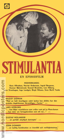 Stimulantia 1967 poster Harriet Andersson Hans Alfredson Gunnel Broström Ingrid Bergman Sven-Bertil Taube Ingmar Bergman