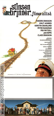 Stinsen brinner filmen alltså 1991 poster Claes Eriksson Kerstin Granlund Peter Rangmar Anders Eriksson Hitta mer: Galenskaparna Tåg