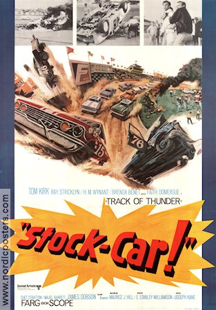 Stock-Car 1967 poster Tommy Kirk Ray Stricklyn HM Wynant Joseph Kane Bilar och racing