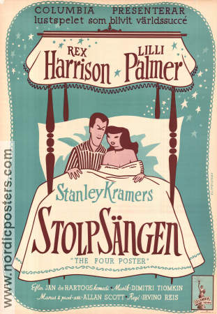 Stolpsängen 1952 poster Rex Harrison Lilli Palmer Irving Reis