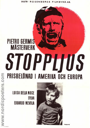 Stoppljus 1956 poster Luisa Della Noce Sylva Koscina Pietro Germi