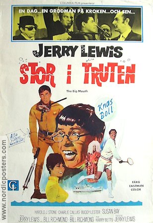 Stor i truten 1967 poster Harold J Stone Susan Bay Nimoy Jerry Lewis Agenter