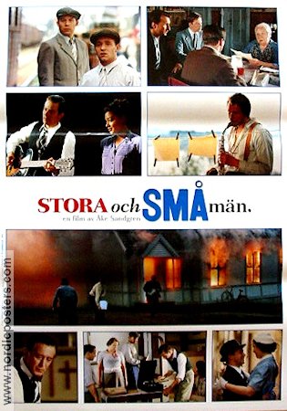 Stora och små män 1995 poster Peter Engman Torgny Karlsson Fredrik Hammar Åke Sandgren