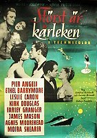 Störst är kärleken 1953 poster Leslie Caron Kirk Douglas Pier Angeli James Mason