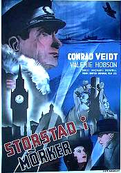 Storstad i mörker 1942 poster Conrad Veidt