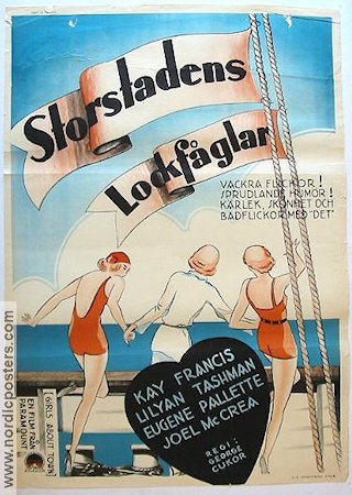 Storstadens lockfåglar 1932 poster Kay Francis George Cukor