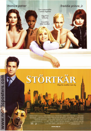 Störtkär 2001 poster Monica Potter Freddie Prinze Jr Shalom Harlow Mark Waters Romantik