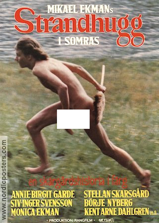 Strandhugg i somras 1972 poster Stellan Skarsgård Siv-Inger Svensson Annie Birgit Garde Mikael Ekman