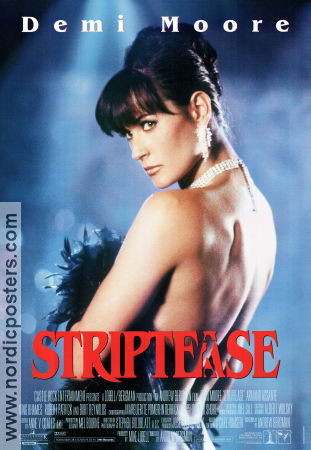 Striptease 1996 poster Demi Moore Armand Assante Burt Reynolds Andrew Bergman