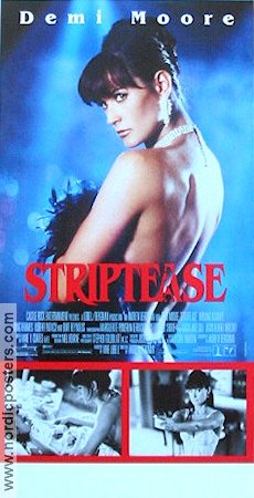 Striptease 1996 poster Demi Moore Armand Assante Burt Reynolds Andrew Bergman