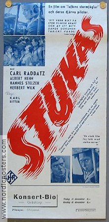 Stukas 1942 poster Karl Ritter Krig Flyg