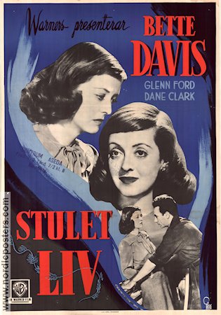 Stulet liv 1946 poster Bette Davis Glenn Ford