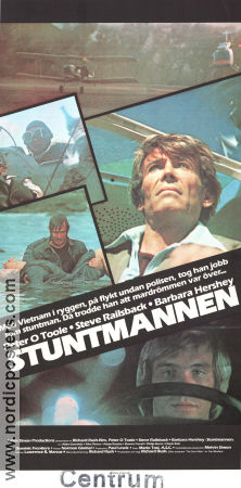 Stuntmannen 1980 poster Peter O´Toole Steve Railsback Barbara Hershey Richard Rush