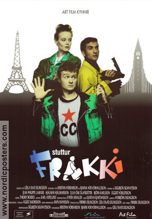 Stuttur Frakki 1993 poster Jean-Philippe Labadie Hjalmar Hjalmarsson Elva Osk Olafsdottir Gisli Snaer Erlingsson Filmen från: Iceland Affischen från: Iceland