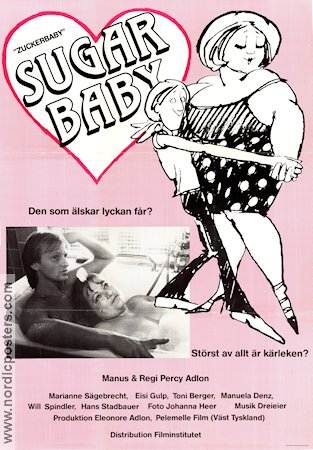 Sugar Baby 1985 poster Marianne Sägebrecht Eisi Gulp Toni Berger Percy Adlon Dans