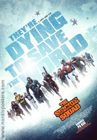 The Suicide Squad 2021 poster Margot Robbie Idris Elba John Cena James Gunn Från serier Hitta mer: DC Comics