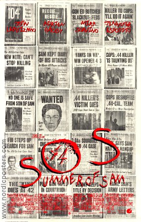 Summer of Sam 1997 poster John Leguizamo Spike Lee Tidningar